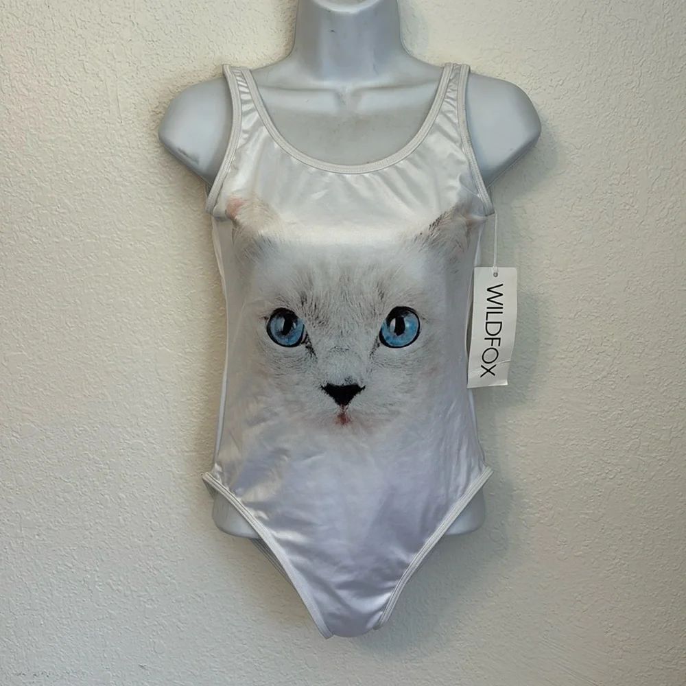 Wildfox Kitten One Piece Swimsuit Small